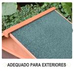 Casa para Coelhos de Madeira Coelheira para Exterior Teto de Tela de Asfáltica 144x64,5x100 cm Madeira