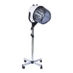 Secador de Cabelo de Coluna de Cabeleireiro com pé e viseira 1180 W potência 65x65x(115 - 165) cm Prata