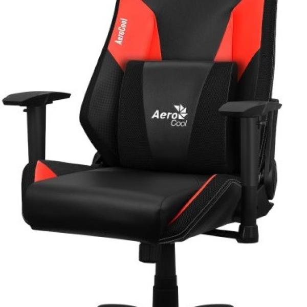 Cadeira Gaming Admiral (Preto/Vermelho) - AEROCOOL