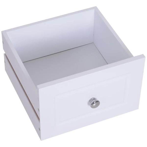 Armário Auxiliar Casa de Banho com 3 Gavetas Móvel de Armazenamento para Casa de Banho Dormitório 29,8x29,8x68,5 cm Branco