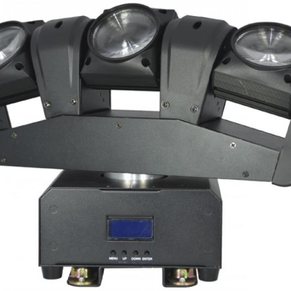 Moving Head (3 Cabeças) BEAM RGBW 36W LED DMX - ACOUSTIC CONTROL