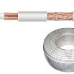 Bobine Cabo Coaxial RG6 Cobre Ø7mm Branco (100 mts) - NIMO