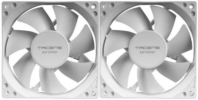 Pack 2x Ventoinhas Anima AF8X2W 80mm (Branco) - TACENS