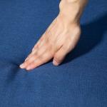Poltrona Relax Reclinável até 155° Poltrona Reclinável Manual para Pessoas com Altura Inferior 195 cm 67x87x98 cm Azul Escuro