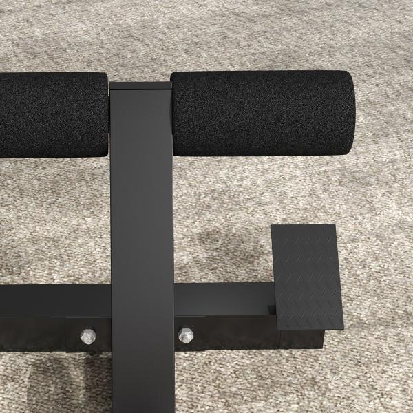 Cadeira Romana para Hiperextensões com Altura e Encosto Reguláveis, 120 kg, para Treino de Abdominais e Costas