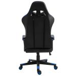 Cadeira Gaming Cadeira de Escritório Ergonómica com Altura Regulável Basculante Apoio de Cabeça 61x70x121 - 129 cm Azul