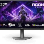Monitor Agon Pro AG276UZD QD - OLED 26.5 4K UHD 16:9 240Hz VESA Adaptive Sync / G - SYNC - AOC