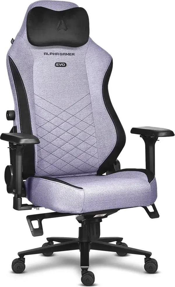 Cadeira Gaming Alegra Evo Fabric Lavender Haze - ALPHA GAMER
