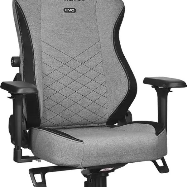 Cadeira Gaming Alegra Evo Fabric Smoke Grey - ALPHA GAMER