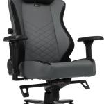 Cadeira Gaming Alegra Evo PU Leather Titanium Grey - ALPHA GAMER