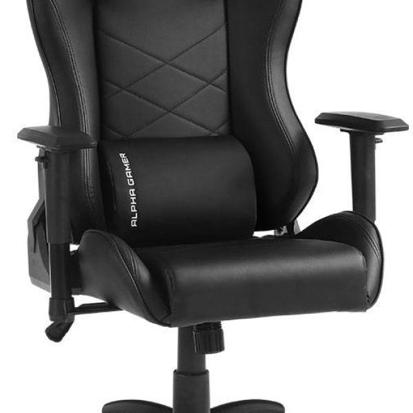 Cadeira Gaming Atena (Preto) - ALPHA GAMER