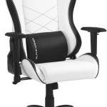 Cadeira Gaming Atena (Branco/Preto) - ALPHA GAMER