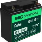Bateria Chumbo AGM 12V 18Ah VRLA Deep Cycle - GREEN CELL