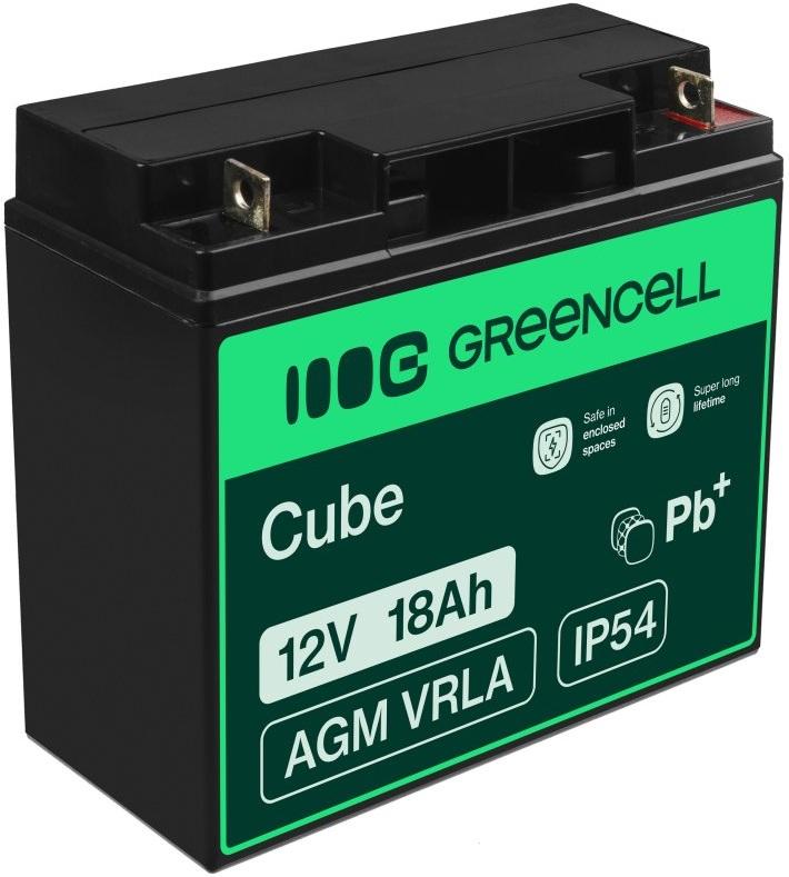 Bateria Chumbo AGM 12V 18Ah VRLA Deep Cycle - GREEN CELL