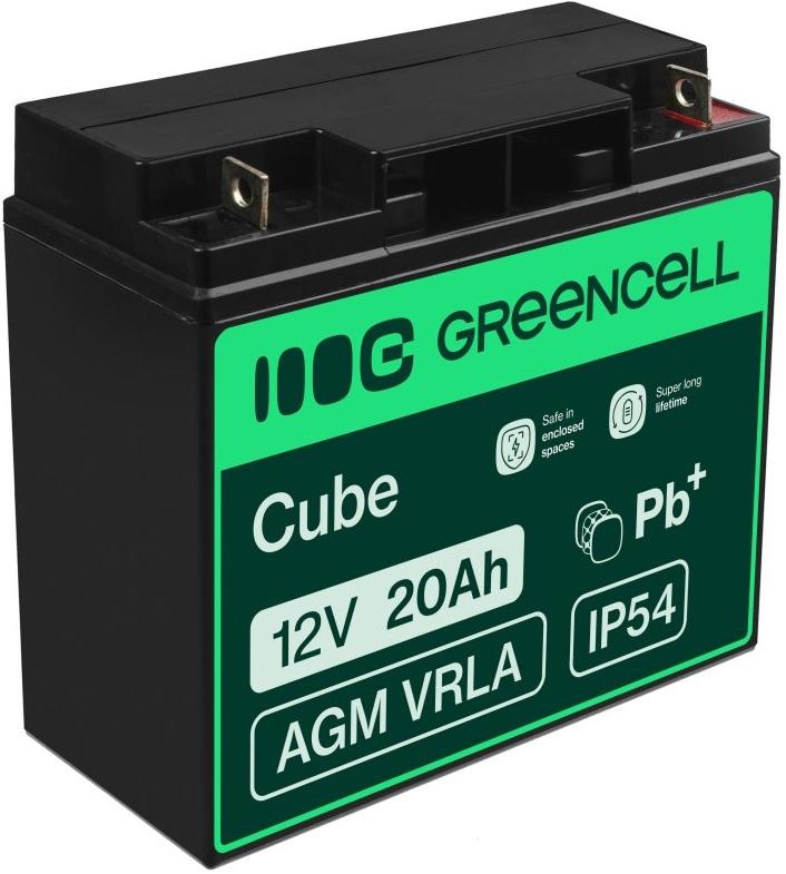 Bateria Chumbo AGM 12V 20Ah VRLA Deep Cycle - GREEN CELL