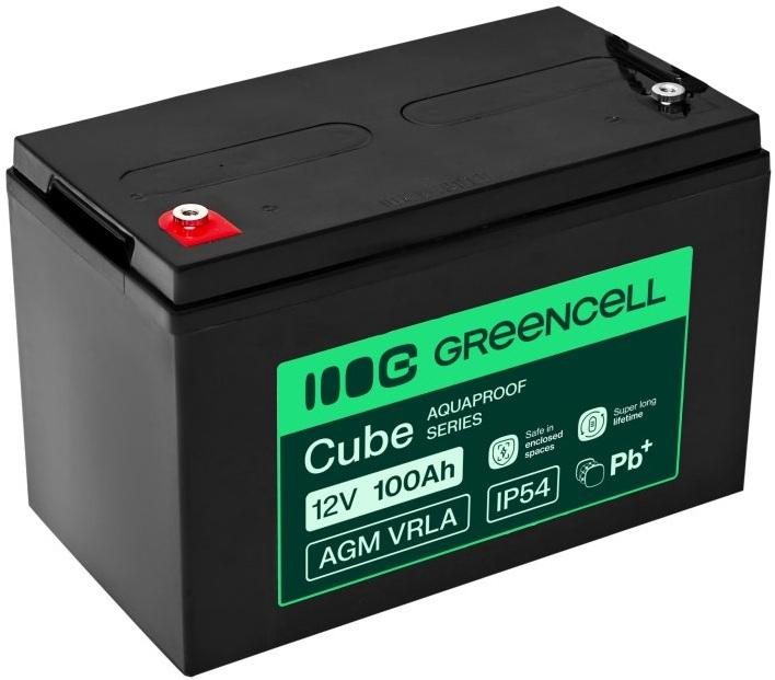 Bateria Chumbo AGM 12V 100Ah VRLA - GREEN CELL