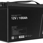 Bateria Chumbo AGM 12V 100Ah VRLA Deep Cycle - GREEN CELL