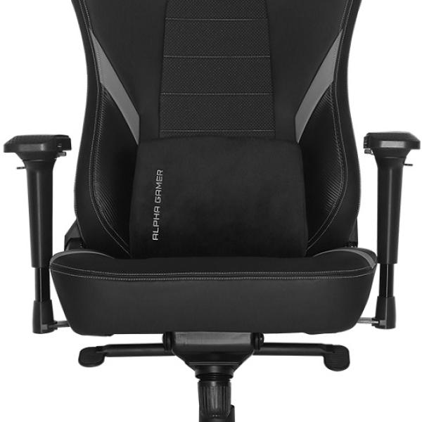 Cadeira Gaming Phenix PU Leather Preto/Cinza - ALPHA GAMER