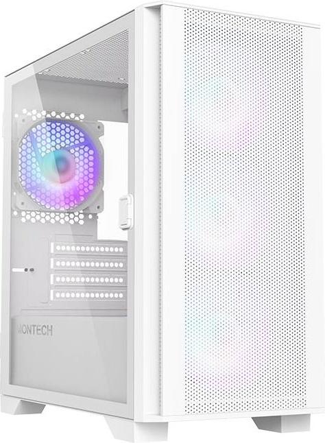 Caixa Micro - ATX Montech AIR 100 ARGB Vidro Temperado Branco