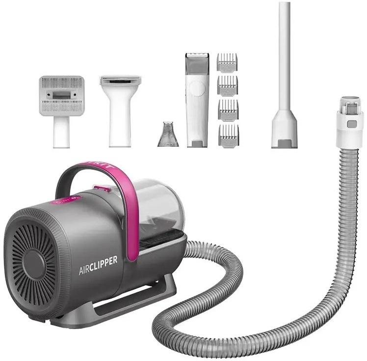 Aspirador/Kit AirClipper 5 - EM - 1 p/ Cuidar de Pêlos de Animais de Estimação - PETKIT
