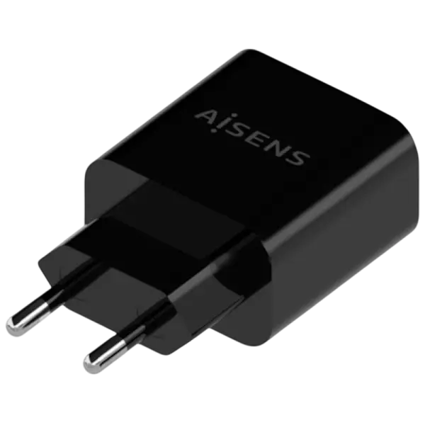 Adaptador de Energia USB - C / USB - A 20W (Preto) - AISENS