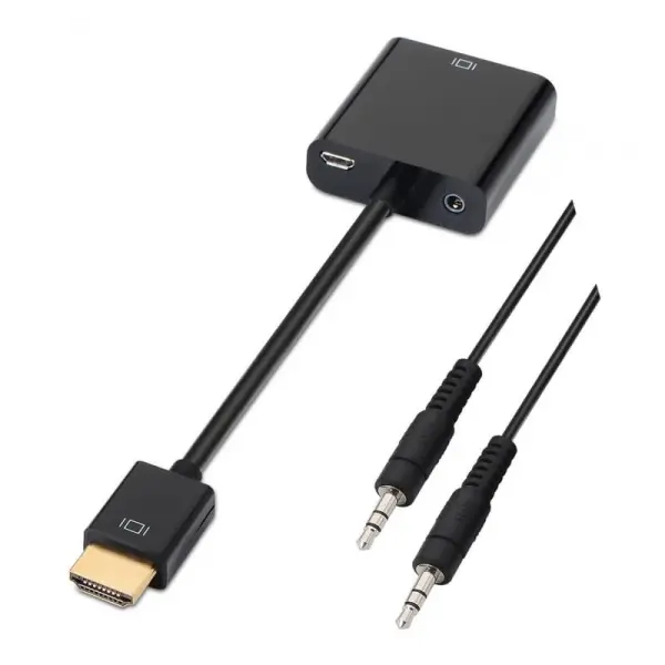 Conversor HDMI Macho - SVGA Fêmea c/ Áudio - AISENS