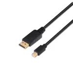 Cabo Mini DisplayPort Macho - DisplayPort Macho (2 mts) - AISENS