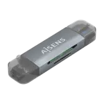 Leitor de Cartões USB - A e USB - C (SD, Micro SD, MMC, RS - MMC, Micro MMC) - AISENS