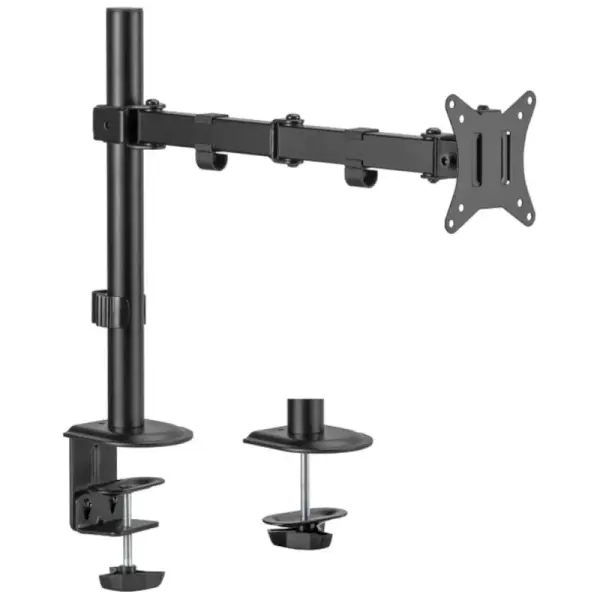 Suporte de Mesa Giratório / Inclinado ECO p/ Monitor 17~32 (3 Pivôs) - AISENS