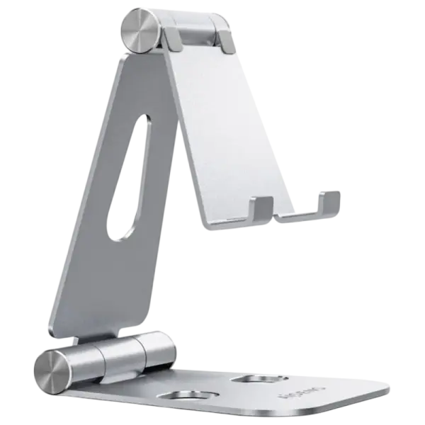 Suporte de Mesa XL Ajustável p/ Smartphone/Tablet´s (Prateado) - AISENS