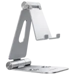 Suporte de Mesa XL Ajustável p/ Smartphone/Tablet´s (Prateado) - AISENS