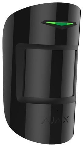 Sensor PIR/Quebra Vidros Bi - direccional s/ Fios 868MHz (Preto) p/ Alarme - AJAX