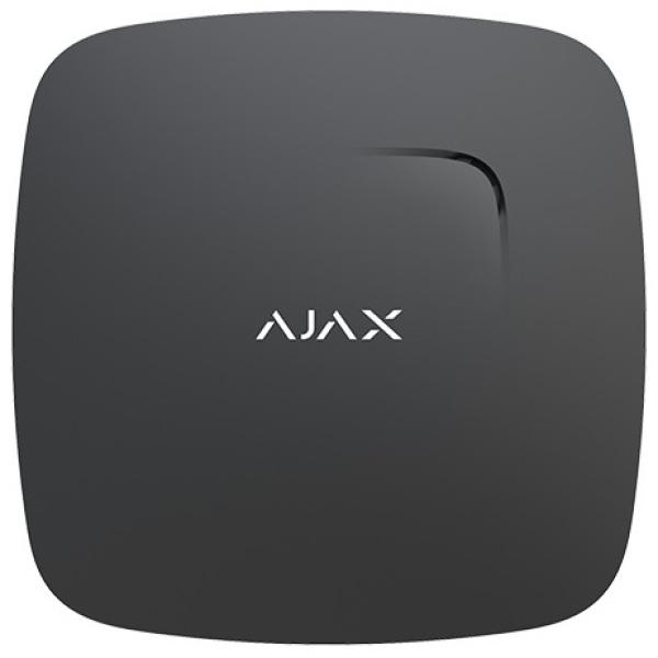 Detector de Fumo, Sensor de Temperatura e Monóxido Carbono s/ Fios 868MHz (Preto) - AJAX