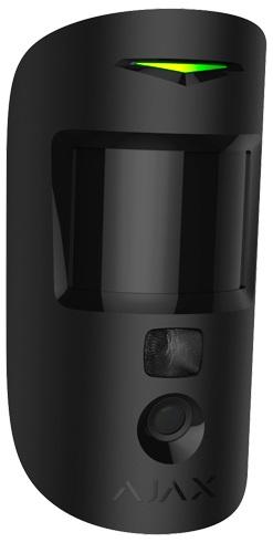 Sensor de Movimento s/ Fios c/ Foto Verificação (Preto) - AJAX