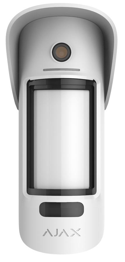 Sensor Duplo PIR Bi - Direccional c/ Câmara s/ Fios 868MHz p/ Uso Exterior IP55 (Branco) - AJAX