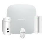 Kit Alarme Profissional AJ - STARTERKIT - CAM - W (Branco) - AJAX