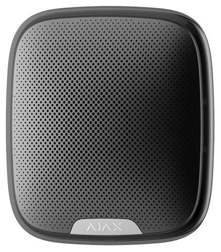 Sirene para Exterior 113dB s/ Fios 868MHz (Preto) p/ Alarme AJAX AJ - HUBKIT