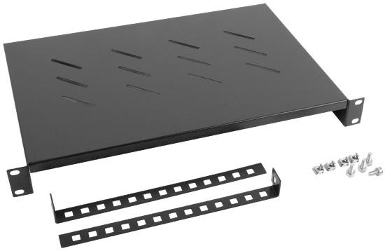 Prateleira Fixa 19 1U (483 x 300 x 45 mm) Preto - LANBERG