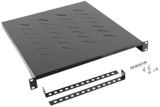 Prateleira Fixa 19 1U (483 x 500 x 45 mm) Preto - LANBERG - Recondicionado