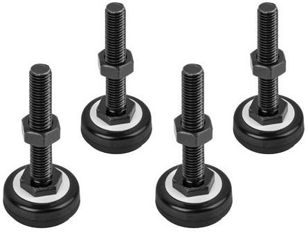 Conjunto 4x Pés c/ Rosca M10 p/ Armário Rack - LANBERG