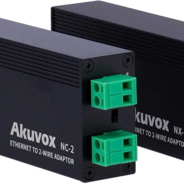 Pack 2x Conversores IP p/ 2 Fios - AKUVOX