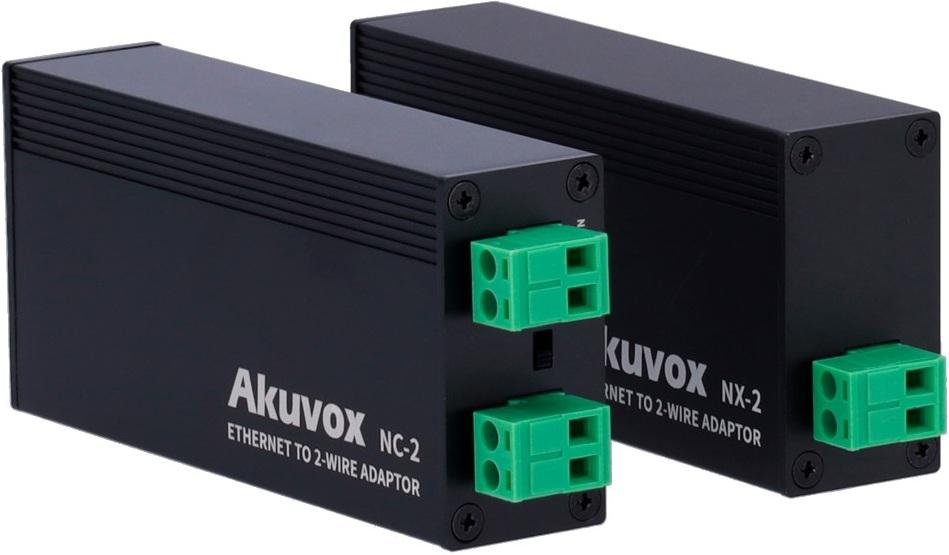 Pack 2x Conversores IP p/ 2 Fios - AKUVOX