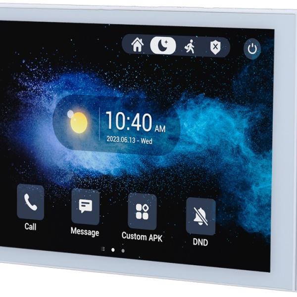 Monitor Adicional Android 8 IPS Tátil p/ Video Porteiro (Branco) - AKUVOX