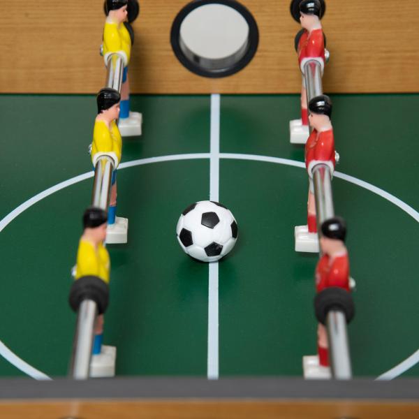 Matraquilho para Crianças de Madeira com 2 Bolas 6 Varas 2 Marcadores de Pontos 18 Jogadores 69x36,5x22cm Madeira