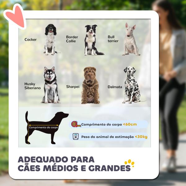 Carrinho para Cães Dobrável com Janelas de Malha Cinto de Segurança e Bolsos de Armazenamento 112x65x100 cm Vermelho