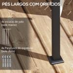 Pérgola de Parede 3x3 m Pérgola de Jardim com Teto Retrátil de Poliéster e Estrutura de Aço Creme e Cinza Escuro