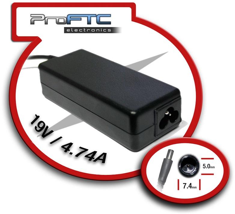 Alimentador p/ Portáteis HP (Pino Centro) - 19V 4,7A 90W
