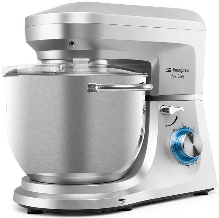 Batedeira c/ Taça 1800W 6 Velocidades (Inox) - ORBEGOZO
