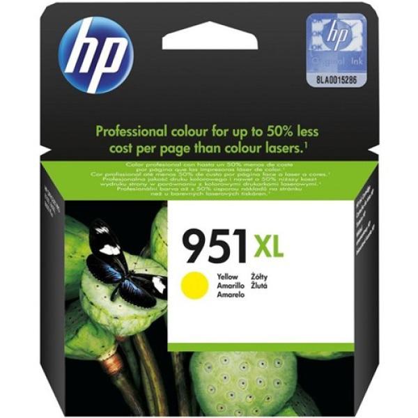 Tinteiro Compatível HP 951XL Amarelo CN048AE/CN052AE