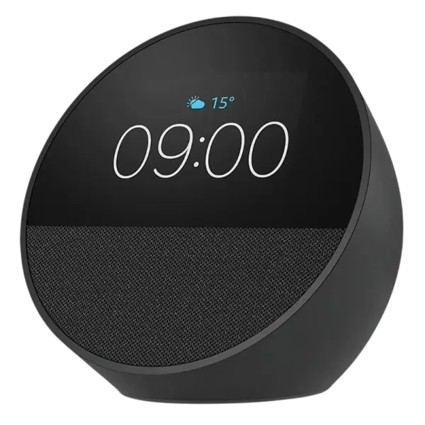 Despertador Inteligente Amazon Echo Spot (2024) Alexa Preto